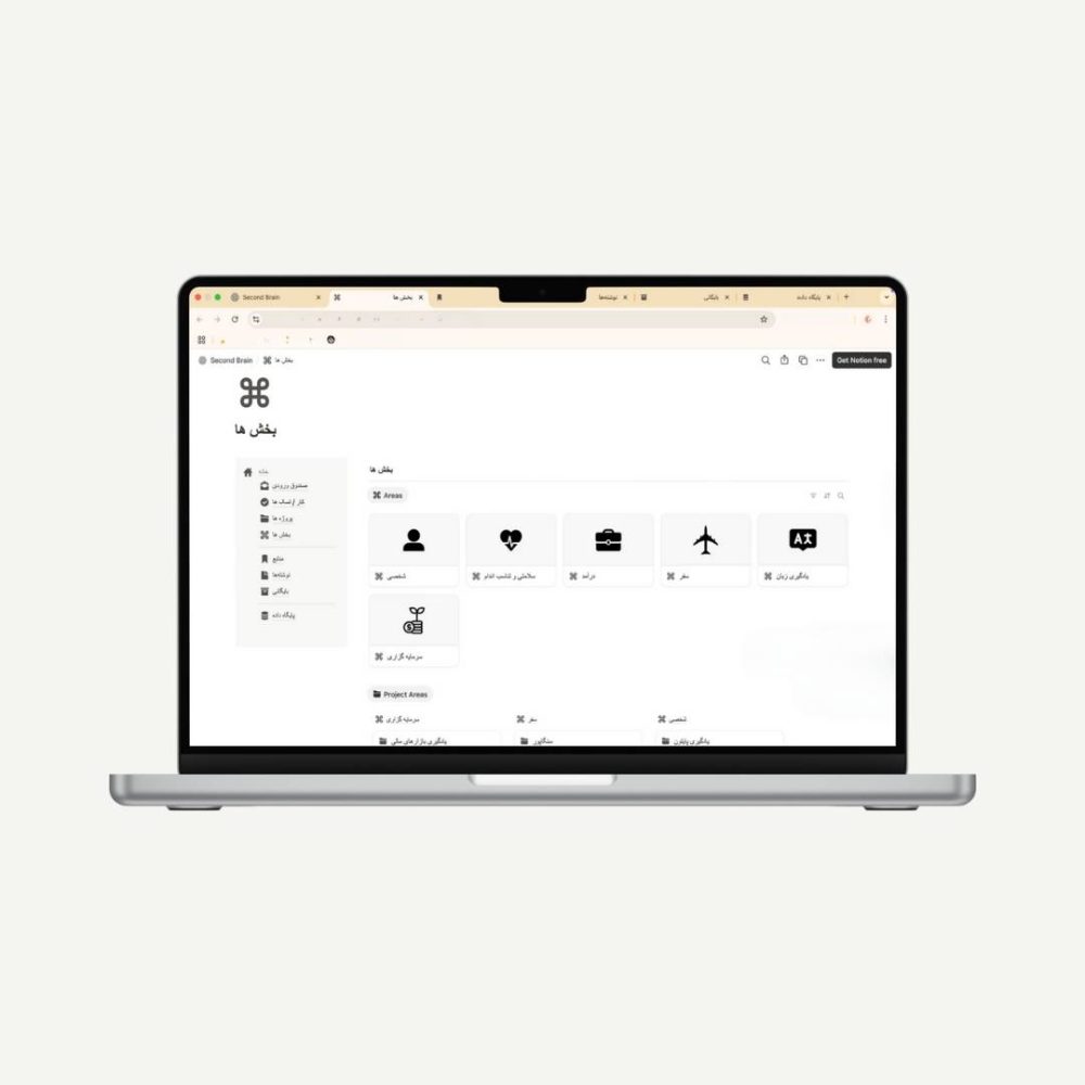 تمپلیت ذهن دوم Notion - Image 4